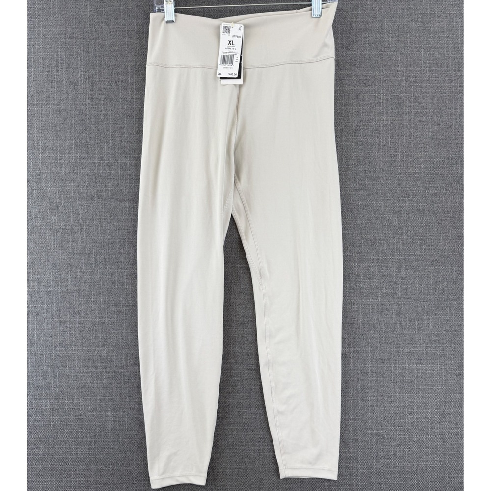 Adidas All Me 7/8 Training Tights Wonder Alumina Beige XL JW7580 High Rise
